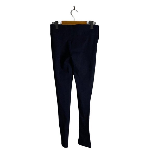 Zara Women's Navy Double Side Zip Legging Pant - Picture 7 of 7